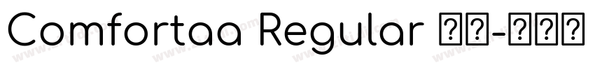 Comfortaa Regular 常规字体转换